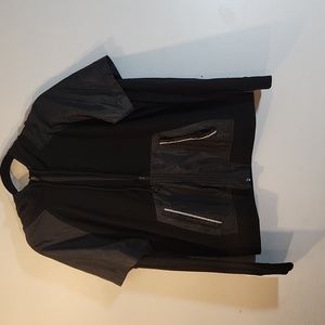 Mta sport black full zip hoodie unisex size XL